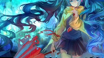 Vocaloid, anime, cg, fantasy HD wallpaper
