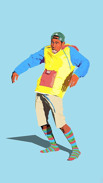 Hip-Hop Inspired - Vibrant Rapper Illustration, music, rapper HD phone wallpaper
