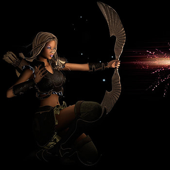 ARCHER for [Lioness] Patrice, abstract, fantasy, other, archer, woman HD wallpaper