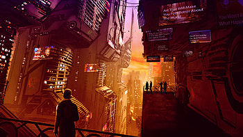 This Is Cyberpunk City, cyberpunk, artist, artwork, digital-art, city HD wallpaper