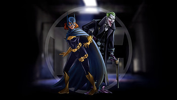 Ultimate Joker X Batgirl, joker, batgirl, supervillain, superheroes, artwork, digital-art HD wallpaper