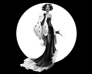Elegance, elegant, model, black and white, vintage, art deco HD wallpaper