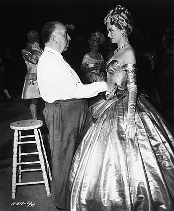Alfred Hitchcock, Grace Kelly HD phone wallpaper