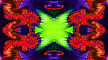 Trippy Psychedelic Fractal, trippy, psychedelic, aesthetic, Abstract, fractal HD wallpaper