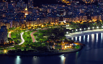 Flamengo Park, Brazil HD wallpaper