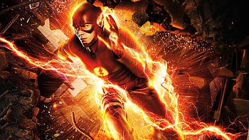 Grant Gustin, Flash's adventures, TV show excellence, Superhero's charisma HD wallpaper