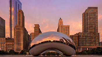 Cloud Gate, Public Sculpture, Millennium Park HD wallpaper