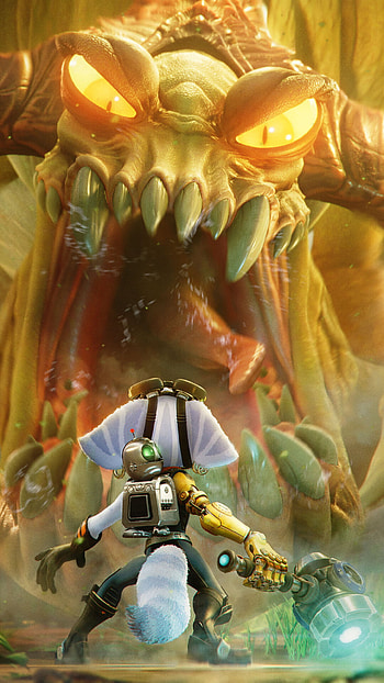 Ratchet and Clank: Rift Apart, Exciting video game, Action-packed adventure, Intense gameplay HD phone wallpaper