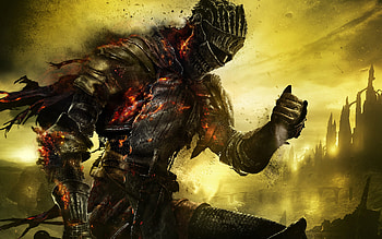 Dark Souls 3 Knight Burning Dust HD wallpaper