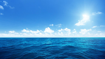 Earth - Ocean Earth Horizon Blue Sky HD wallpaper