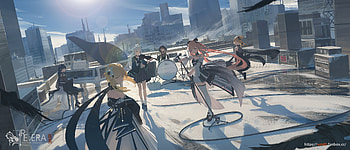 Genshin Impact : Ayaka, Yoimiya, Kokomi, Lumine & Raiden Shogun Unite, Kamisato Ayaka (Genshin Impact), Yoimiya (Genshin Impact), Sangonomiya Kokomi, Lumine (Genshin Impact), Baal Raiden Shogun (Genshin Impact), video game, Genshin Impact HD wallpaper