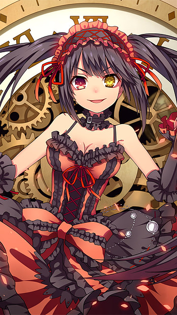 Kurumi Tokisaki Clockwork Charm – Date A Live Anime , Kurumi Tokisaki, Anime, Date A Live HD phone wallpaper
