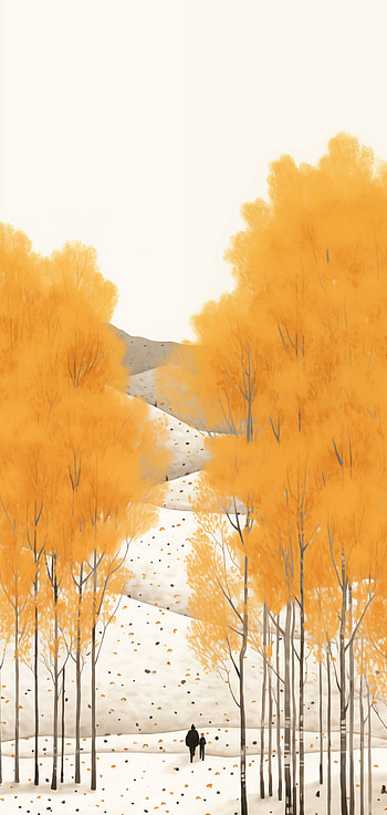 Autumn scenery, scenery, AI Art, Abyss, fall HD phone wallpaper