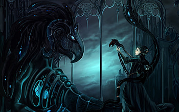 Night Queen, night, art, queen, dark HD wallpaper