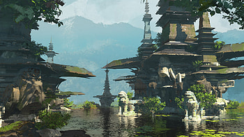 fantasy, building HD wallpaper