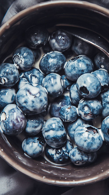 Blue Berries, fruit, food HD phone wallpaper