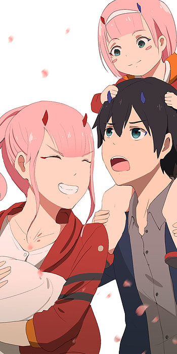 Our Future, Zero Two., Hiro (Darling in the FranXX), Zero Two (Darling in the FranXX), Anime, Darling in the FranXX HD phone wallpaper