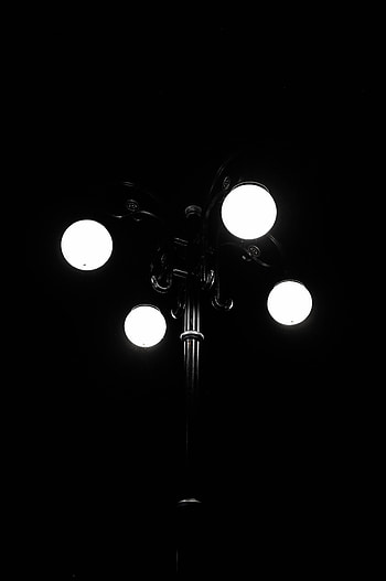 Night, Dark, Lamp, Lantern, Glow, Lamppost, Lantern Table HD phone wallpaper