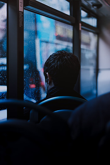 Rain, Heads, Miscellanea, Miscellaneous, Window, Human, Person, Trip, Melancholy HD phone wallpaper