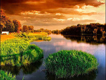 Gifts_of_River, river, , colors, gifts, beautiful, sunset HD wallpaper