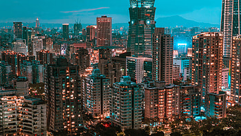 Cities, Architecture, Building, Lights, Night City, Skyscrapers HD wallpaper