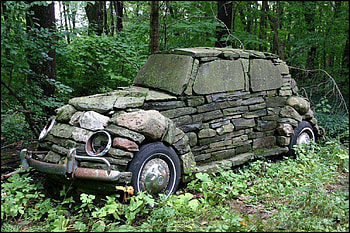 Stone Cold Beetle, fred flintstones, fun, car, , volks wagen HD wallpaper