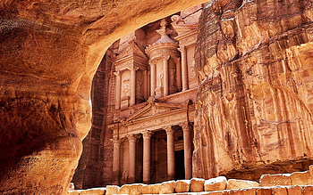 Al khazneh temple, Petra Jordan, Religious places, High-quality HD wallpaper
