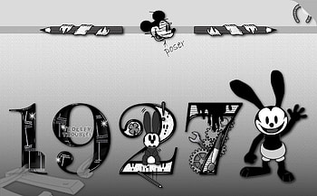 Oswald, Mickey Mouse drawings, Lucky Rabbit HD wallpaper