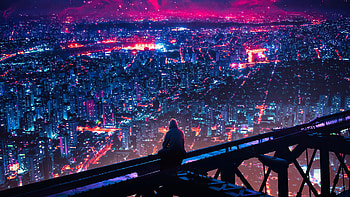 Out Here Tonight, alone, artist, artwork, digital-art HD wallpaper