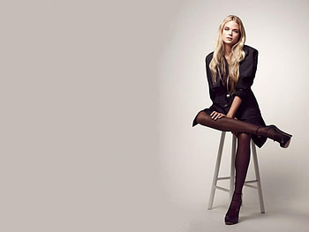 Gabriella Wilde, Wilde, model, beautiful, actress, English, heels, Gabriella, stockings, legs HD wallpaper