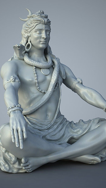 Jay Shri Mahakal, 3D Statue HD phone wallpaper