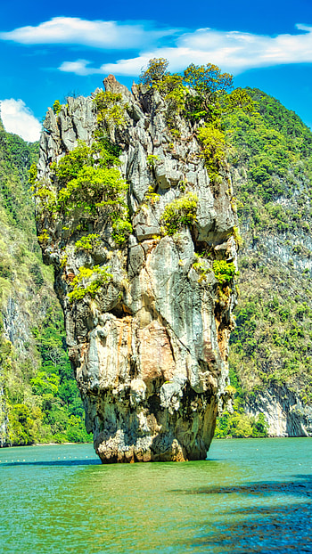 Khao Phing Kan, Thailand HD phone wallpaper