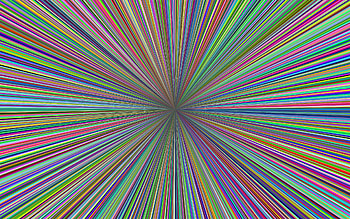 Rainbow burst, burst, digital, abstract, art, Rainbow HD wallpaper