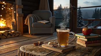Cozy Apple Cider - Ultra, apple cider, Cozy, fireplace, Rustic HD wallpaper