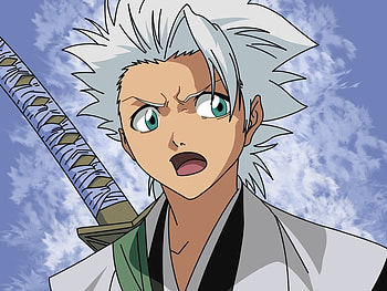 Toshiro Hitsugaya, blue, bleach, anime HD wallpaper