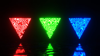 Artistic triangle, Ultra , Creative expression, Dynamic visuals HD wallpaper