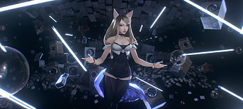 Beautiful Ahri, Elf's skin, game, 2020 HD wallpaper