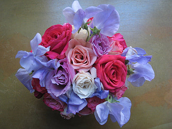 Flowers, Roses, Bouquet, Buds HD wallpaper