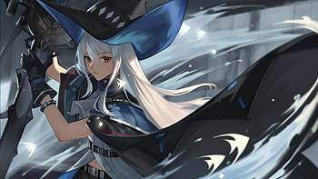 Skadi White Hair Arknights HD wallpaper