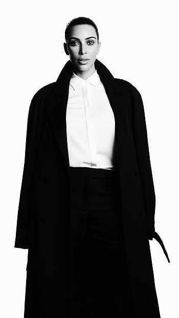 Kim Kardashian, Monochrome , Samsung Galaxy HD phone wallpaper