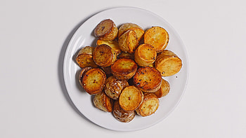 Oven-roasted potatoes, Bon Apptit recipe, Golden and crispy, Perfect side dish HD wallpaper