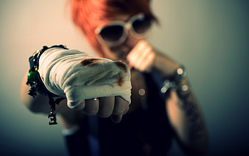 redhead, Women, Boxing HD wallpaper