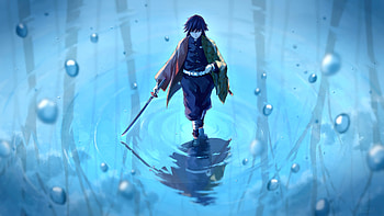 Giyuu, Giyu Tomioka, Water Pillar, Hashira, The Pillars, Demon Slayer Kimetsu no Yaiba, Anime, Kimetsu no Yaiba, 鬼滅の刃 . Mocah, Demon Slayer Season 2 HD wallpaper