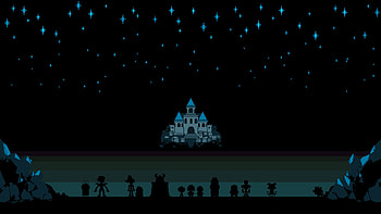 Undertale Waterfall Tunnel HD wallpaper