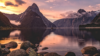 Milford Sound, New Zealand HD wallpaper