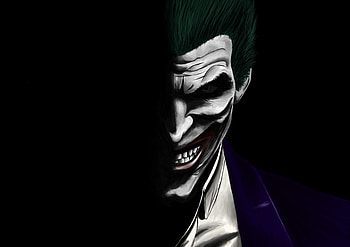 Joker, dark, dc comics, villain, artwork HD wallpaper