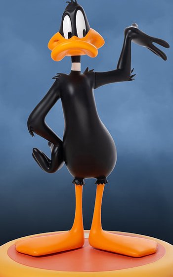 Duffy Duck, Lebensgroe Looney, Tunes statue, 11 figur HD phone wallpaper