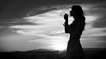 trying to clear my mind......, Silhouette, landscape, graphy, black and white HD wallpaper
