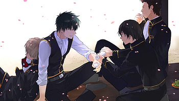 Gintama, Kondou Isao, Anime boys, Fun party HD wallpaper