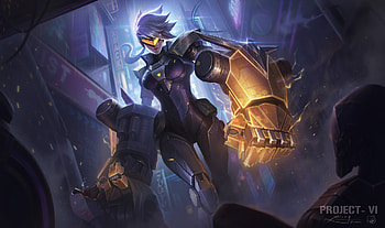 VI - League Of Legends, VI (League Of Legends), video game, League Of Legends HD wallpaper